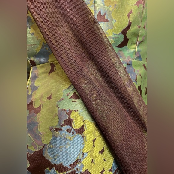 Eva Franco Greer Mint Julup Sheer Women Special Occasion Dress - Picture 3 of 9